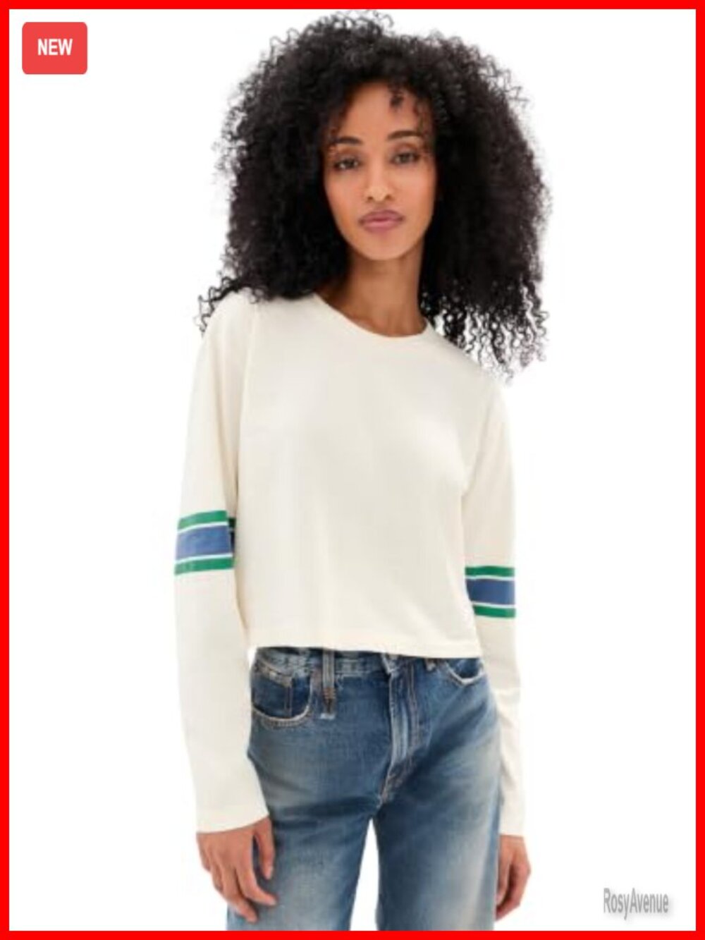 State & Lake Relaxed Fit Lightweight Stretch Jersey Long Sleeve Tee
